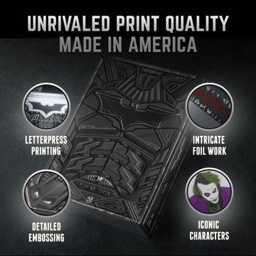 Theory11 The Dark Knight Trilogy Premium Playing Cards - Officially Licensed Batman Theme Deck