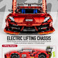 Bav Plated Sports Car Building Sets With Electric Chassis Lifting, Colletible Building Model For Adults, 1:10 Scale Electric Dri