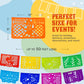 Day of The Dead Mexican Party Decorations - Dia de Los Muertos Papel Picado Tissue Paper Banner Set (12.5 Ft x 4, 50 Ft Total) H