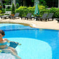 The Dreidel Company Pool Noodle Mesh Chair For Floating Pool Noodle, Only Swimming Net Lounge Chair Seat, Great For Water Relaxation (4-Pack)
