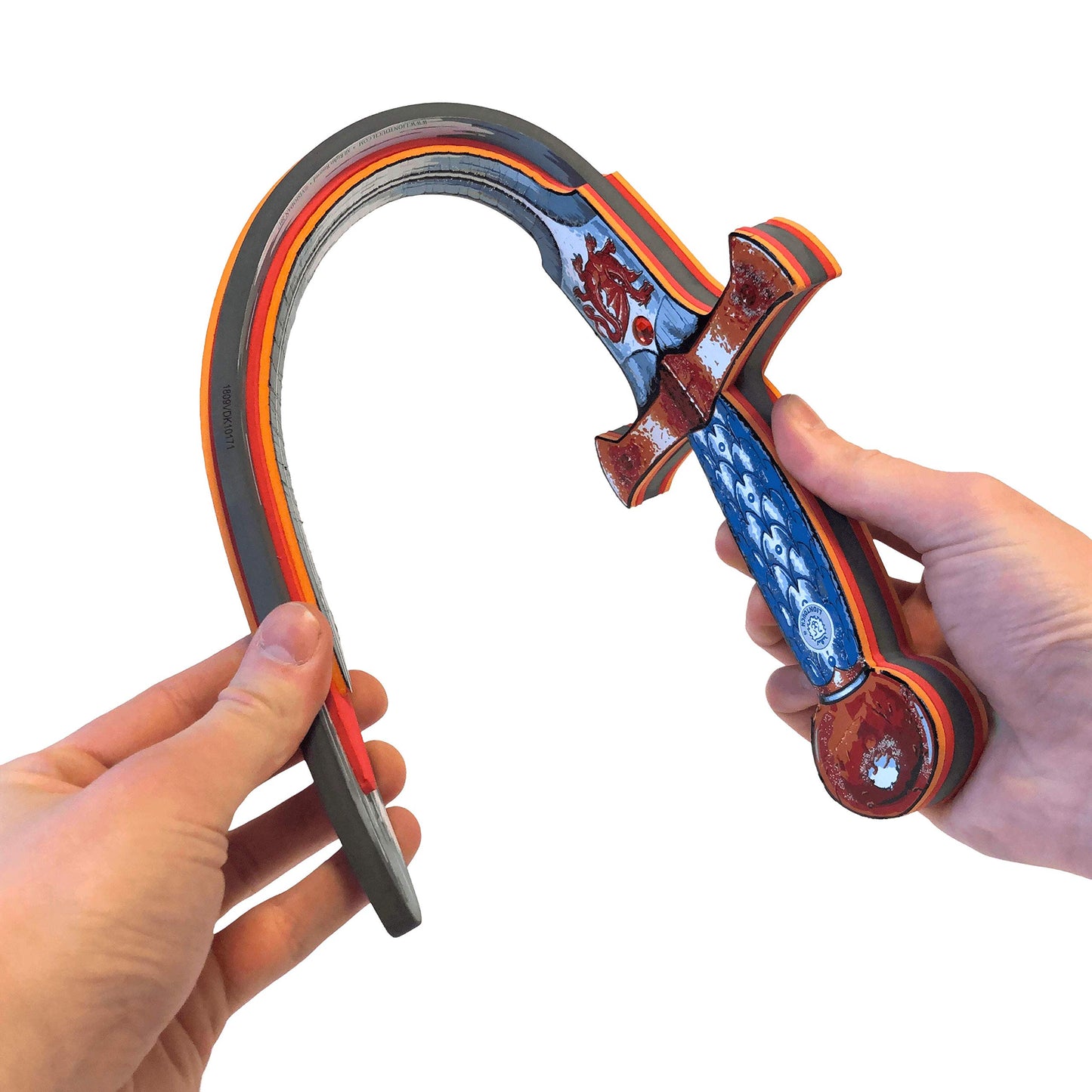 Liontouch Amber Dragon Toy decorative replica blade and Shield for Kids | Medieval Knight Set in Foam for Childrens Pretend Play with Red Dragon Theme | Safe  & Battle protective covering for Dress Up & Costumes