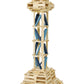 Kapla 40 Squares Light Blue - Wooden Construction Set - 40 Light Blue Colored Building Planks - For Ages 3+