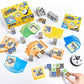 Ladvatkin Wooden Match Puzzle Game 4.0 Popular Board Games For Family Night, Pattern Matching Puzzle Game, Block Match Puzzles B