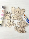 Musthome | Diy Wood Colouring Kit For Kids | Craft Kit For Kids 612 | Diy Set | Gift For Kids | Mdf | Return Birthday Gift For 
