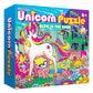 Glow In The Dark 100 Piece Unicorn Puzzle With Paint For Kids, Jigsaw Puzzle Toys For Girls&Boys, Unicorn Birthday Gift For Girl