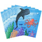 Wernnsai Ocean Party Decorations - 50 Pack Baby Shark Napkins Blue Shark Birthday Party Decorations 3-Ply Ocean Paper Napkins For Kids Boys Baby Shower Underwater Party 6.5 X 6.5 Inches