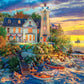 Buffalo Games - Dominic Davison - Rock Island Lighthouse - 500 Piece Jigsaw Puzzle For Adults -Challenging Puzzle Perfect For Game Nights - Finished Size Is 21.25 X 15.00