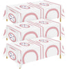 durony 3 Packs Baseball Tablecloth 108 x 54 Inch Plastic Baseball Table Cover Party Tableware for Baseball Theme Birthday Party 