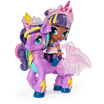 Hatchimals Pixies Riders, Moonlight Mia Pixie And Unicornix Glider Set With Mystery Feature