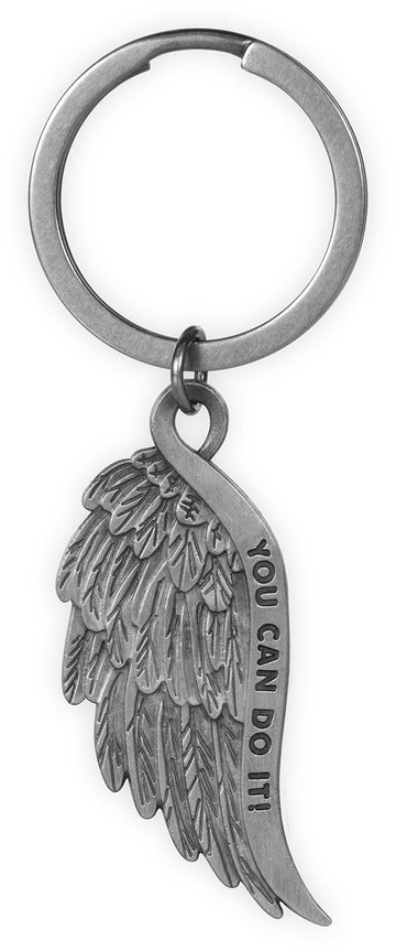 Angelstar Inspire On Key Chain-You Can Do It, Pewter