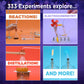 Thames & Kosmos Chem C3000 (V 2.0) Chemistry Set | Science Kit With 333 Experiments & 192 Page Lab Manual, Student Laboratory Quality Instruments & Chemicals, Multi, 21.3' Large X 7.2' W X 14.6' H (640132)