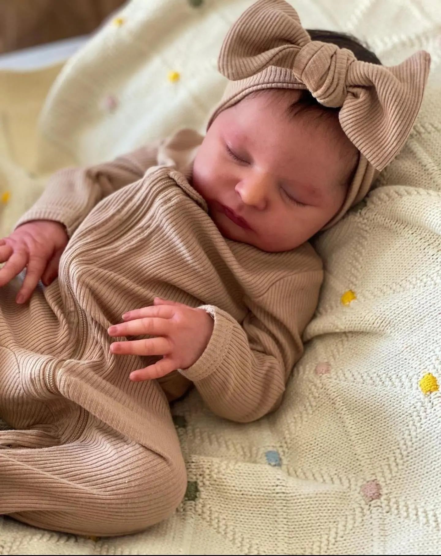 Oyesy Reborn Baby Dolls 19 Inch Lifelike Baby Dolls Cute Girls Soft Body Realistic Newborn Baby Dolls Real Life Handmade Washable Dolls For Children'S Gifts