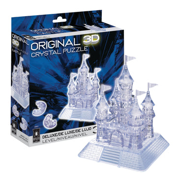 Bepuzzled | Castle Deluxe Original 3D Crystal Puzzle, Ages 12 And Up