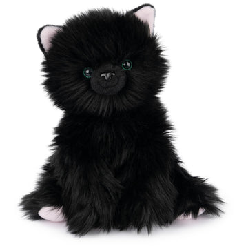 Gund Xavier Kitten Plush, Premium Cat Stuffed Animal For Ages 1 And Up, Black, 9