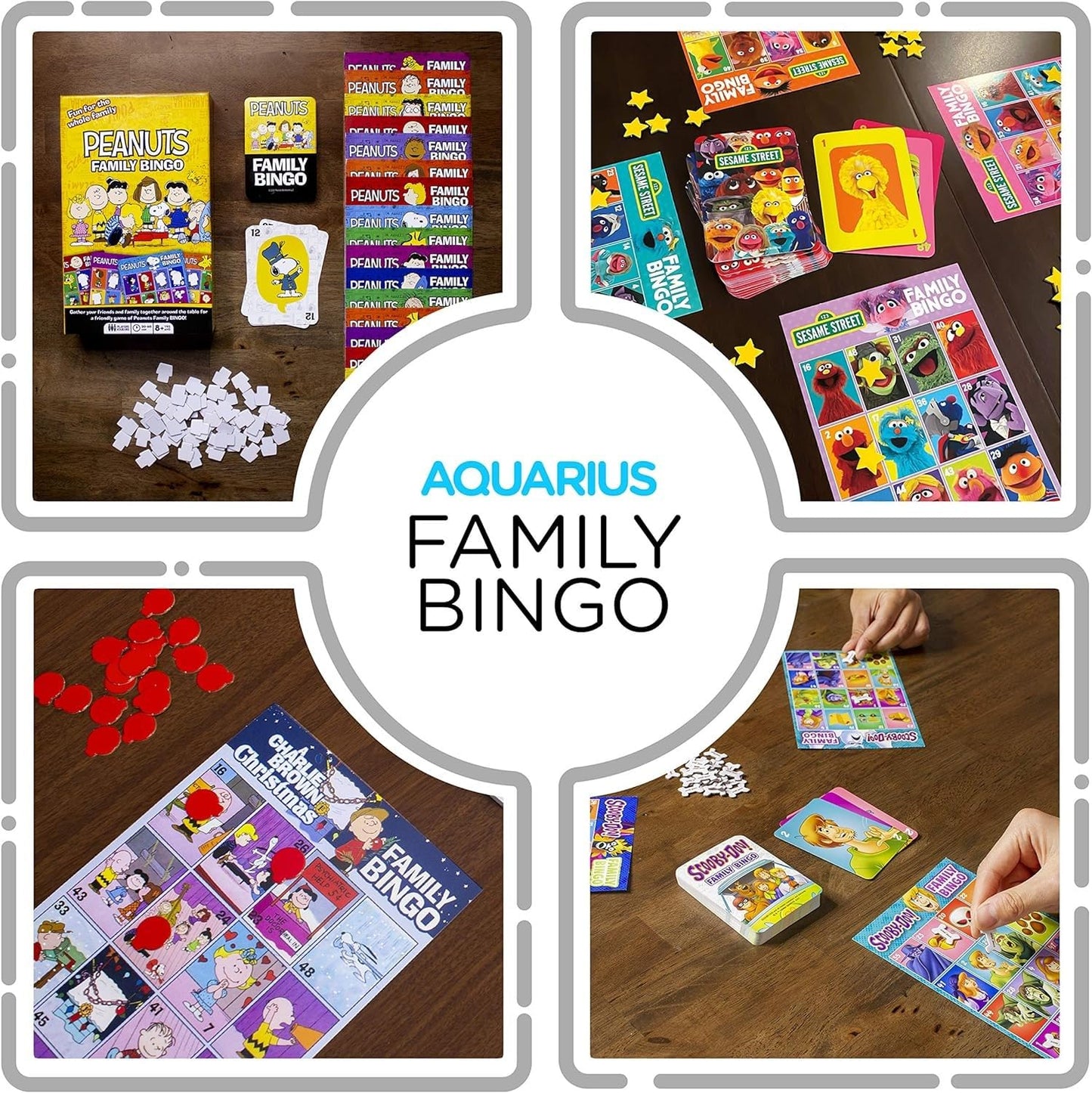 Aquarius - Peanuts Family Bingo Game