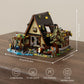 Funwhole A-Frame Cabin Lighting Building Bricks Set - 2061 Pcs Adult Construction Building Model Set For Adults And Teen