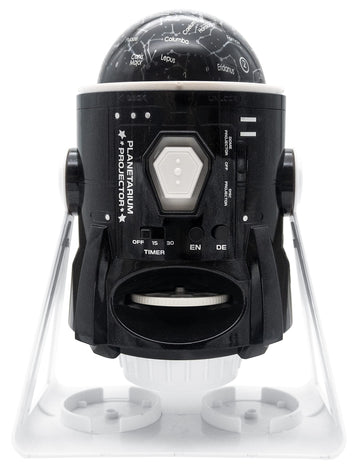 LEXIBOOK NLJ181i3 Speaking 2-in-1 Planetarium Projector, 24 Images to Discover Space, 2 Constellation Domes, STEM, Black/White