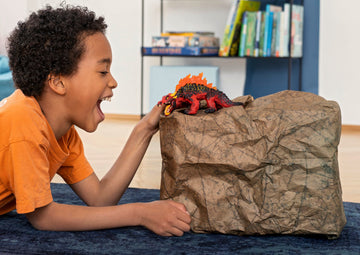 Schleich Eldrador 70156 Magma Lizard - Realistic Mythical Fantasy Monster Action Figure Toy - Highly Detailed Ferocious Lava Monster Lizard Beast - Monster Toys Gift For Boys And Girls, Kids Ages 7+