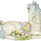 Cosmos 80076 Fine Porcelain Unicorn With Fairy Musical Figurine, 8-Inch