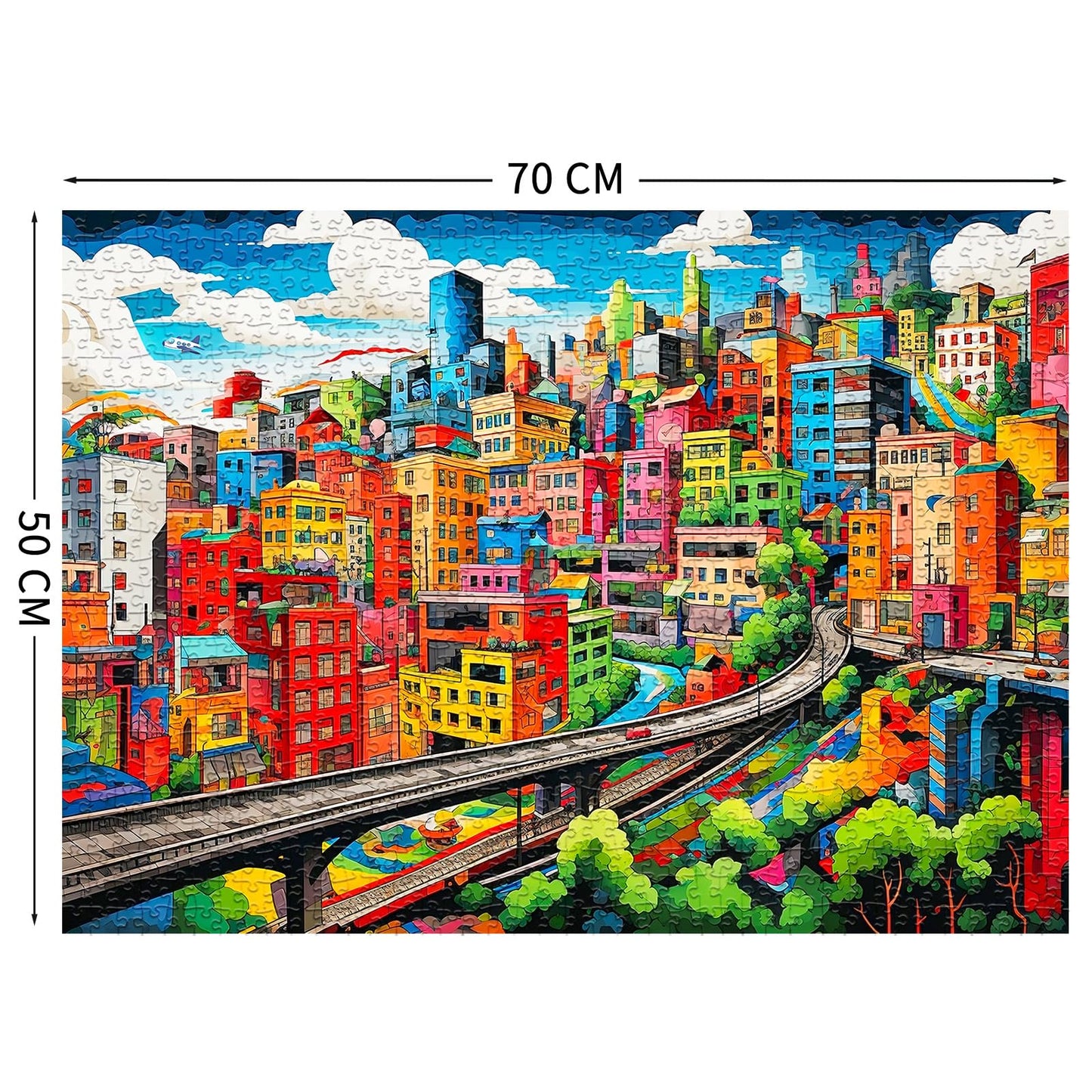 Tangcomplete - Gornergrat Railway Station Puzzles For Adults 1000 Pieces, Jigsaw Puzzles For Adults 1000 Piece, Challenging Game