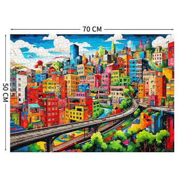 Tangcomplete - Gornergrat Railway Station Puzzles For Adults 1000 Pieces, Jigsaw Puzzles For Adults 1000 Piece, Challenging Game