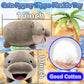 Acgtrick Cute Moo Deng Hippo Plush Pygmy Hippo Plushie Toy Soft Moodeng Hippo Stuffed Animals For Fans Gift Moo Deng Hippopotamu