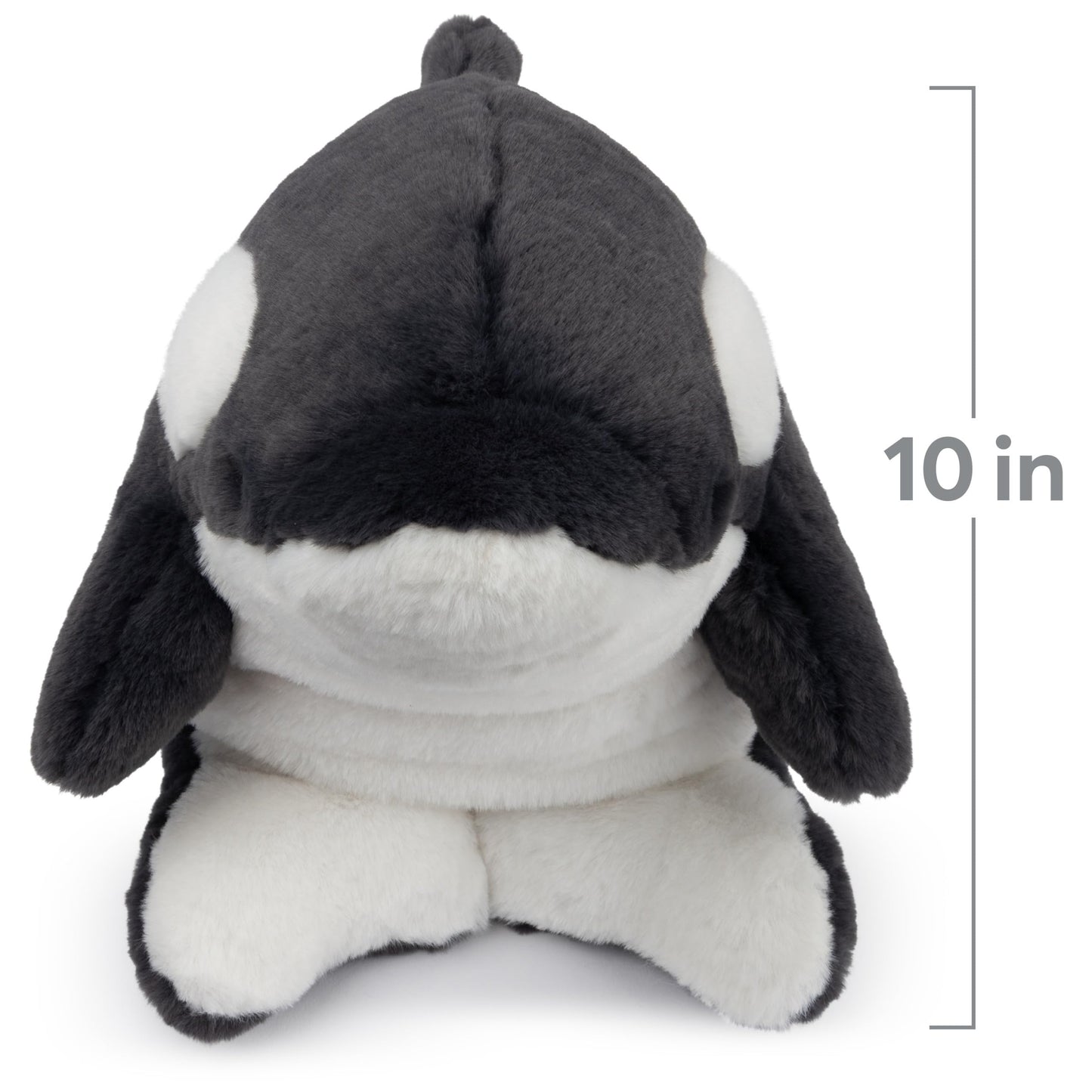 GUND Flynn Orca Whale Plush Stuffed Animal, 10” Black/White, High Quality Materials, Ages 1 and Up, Model 6067462