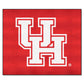 FANMATS 1527 Houston Cougars Tailgater Rug - 5ft. x 6ft. Sports Fan Area Rug, Home Decor Rug and Tailgating Mat