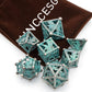 DND Dice HNCCESG Dice Set Eagle Design of 7PC,Metal Dice Hollow D&D Dice for Dungeons and Dragons, D D Gift for RPG Role Playing