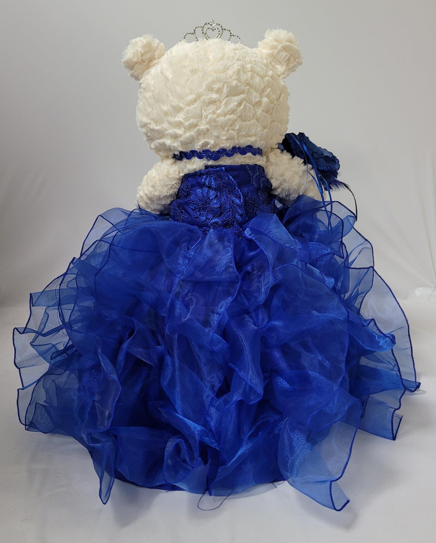 Kinnex Collections Since 1997 20'' Quince Anos Quinceanera Last Doll Teddy Bear With Dress (Centerpiece) ~ Arc16831-15R (Royal B