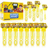 24 Pack Construction Truck Bubble Wands For Kids - Large Cartoon Excavator Bubbles Bulk With Refill Solution Toys For Carnival,