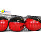 Juggling Balls Professional Style Set Of 3 - How To Juggle Kit With Bean Bags For Juggling For Beginners With Vibrant Colors, Great Feel, Ultra Durable (Black/Red)