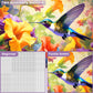 Voluvolu 500 Piece Puzzle For Adults, Jigsaw Puzzle,Flower Hummingbird Jigsaw Puzzles 500 Pieces Birthday Party For Family Kids