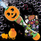 Artcreativity Halloween Bubble Wand For Kids, 14' Light Up Pumpkin Bubble Wand For Toddlers With Led & Halloween Music, Halloween Boo Basket Stuffers For Kids, Halloween Toys For Toddlers