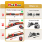 Hot Bee Train Set - Train Toys With Remote Control Trains For Boys With Smokes, Lights And Sound,Toy Train Set For Under Christmas Tree, Toddler Model Trains For 3 4 5 6 7 8+ Years Old Kids