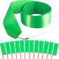 Hiunicorn 12Pcs Green Dance Ribbon For Kids Graduation Spring Easter Party Streamer Decoration Boys Girls Twirling Ribbon Streamer Wands