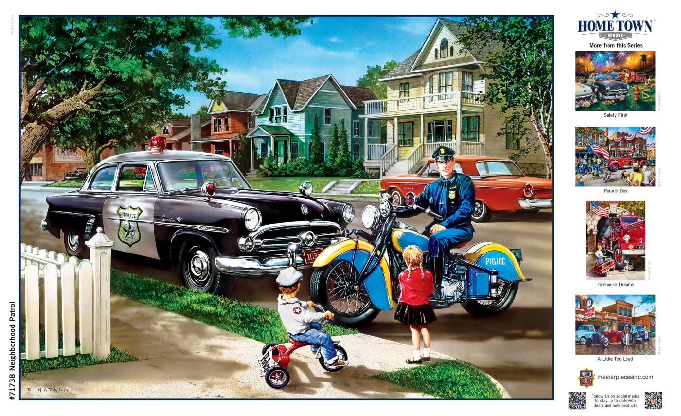 MasterPieces 1000 Piece Jigsaw Puzzle for Adults, Family, or Youth - Neighborhood Patrol - 19.25x26.75