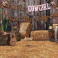 Cowgirl Baby Shower Decoration A Little Cowgirl is On The Way Banner Western Boots Hats Backdrop Pink