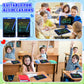 Zonon LCD Writing Tablet - 8.5 Inch Doodle Board, 4 Pcs, Erasable, Reusable, Colorful Screen Pad - Blue
