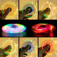 Figrol 3 Pack Led Light Fidget Spinners, Crystal Finger Toy Gift For Children, Stress Reduction And Anxiety Relief Hand Spinners
