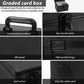 Ouutmee Graded Card Case - Aluminum Alloy Graded Card Storage Box Compatible With 100 Card Slabs - The Sports Trading Card Case