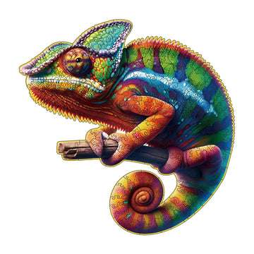 Amphol Wooden Jigsaw Puzzles, 200 Pieces Lizard Wooend Puzzles For Adults With Unique Shape, Medium 9.8''X10.3'' Wooden Puzzles