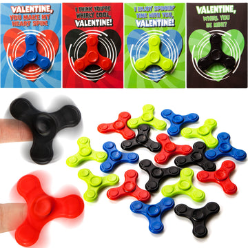 Joyin 28 Packs Valentines Cards With Fidget Spinner, Stress Relief Hand Finger Spinner Fidget Toy For Valentine’S Day Kids School Classroom Prizes, Gift Exchange,Party Favor Exchange Gift Rewards
