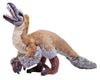 WILD REPUBLIC Plush Dinosaur Velociraptor Toy, 15" Soft Fabric, Eco-Friendly Fill, Model 26566