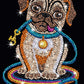 Sequin Art Red, Pug, Sparkling Arts and Crafts Picture Kit, Creative Crafts, Multicolor (1502)