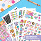 412 School Stickers - Girl Power Collection, Rainbows, Unicorns, Cheerleading, School Events, Teams, Sports, Clubs, Class Subjects & More