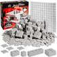 Monster Adventure Terrain - 173Pc Paintable Core Building Set W Baseplate- Fully Modular & Stackable 3-D Tabletop World Builder Compatible W Dnd Dungeons Dragons, Pathfinder, All Rpg Games, Gift