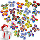 100 Pcs Magic Flying Butterfly Fairy Flying Colorful Wind Up Butterfly In The Book Rubber Band Powered Greeting Card Surprise Gift, 10 Styles