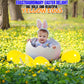 Fun Express Fillable Yellow Plastic Easter Eggs - 14", 6 Pieces, Fun for Easter Celebrations