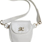 Bulldog Cases Trilogy Purse, White with White Trim, Medium